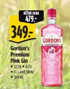 Albert Gordon's gin nabídka