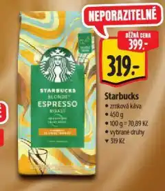 Albert Starbucks káva nabídka