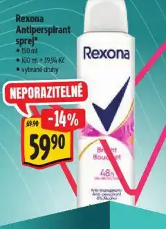 Albert Rexona antiperspirant nabídka