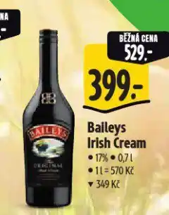 Albert Baileys irish cream nabídka