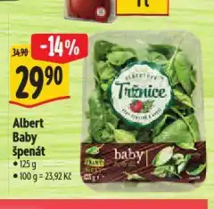 Albert Baby špenát nabídka