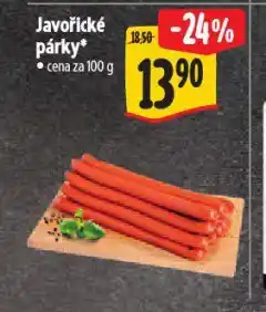 Albert Javořické párky nabídka