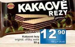 Jip Kakaové řezy originál, oříšky, extra nabídka