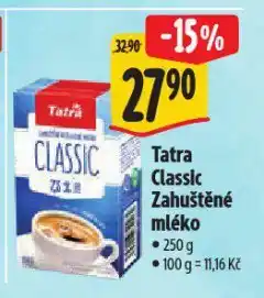 Albert Tatra classic zahuštěné mléko nabídka