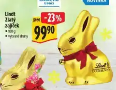 Albert Lindt zlatý zajíček nabídka