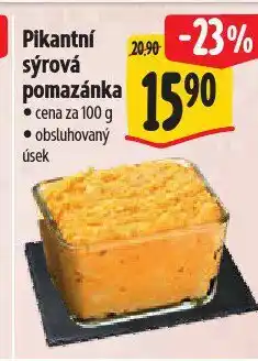 Albert Pikantní sýrová pomazánka nabídka