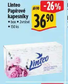 Albert Linteo papírové kapesníky nabídka