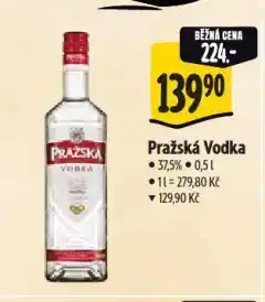 Albert Pražská vodka nabídka