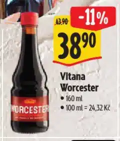 Albert Worcesterová omáčka vitana nabídka