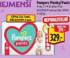 Albert Pampers dětské plenky nabídka