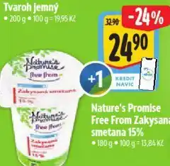 Albert Free from zakysaná smetana nabídka