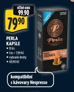 Albert Perla kávové kapsle nabídka