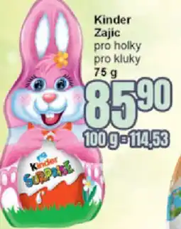 Jip Kinder Zajíc pro holky pro kluky nabídka
