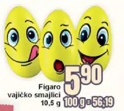 Jip Figaro vajíčko smajlici nabídka