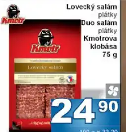 Jip Lovecký salám plátky Duo salám plátky nabídka