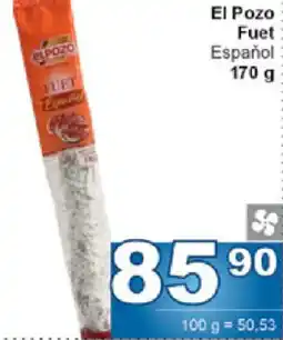 Jip El Pozo Fuet Español nabídka