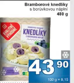 Jip Bramborové knedlíky s borůvkovou náplní nabídka