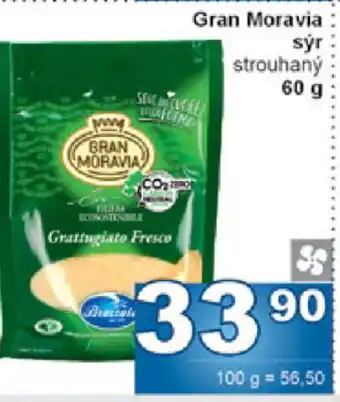 Gran Moravia sýr strouhaný