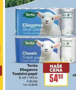 Billa Tento Ellegance Toaletní papír 8 rolí nabídka