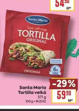 Billa Santa Maria Tortilla velká nabídka