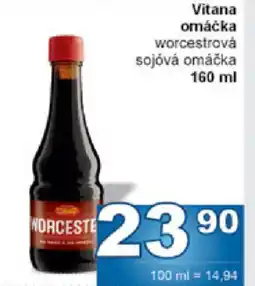 Jip Vitana omáčka worcestrová sojóvá omáčka nabídka