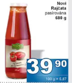Jip Novi Rajčata pasírována nabídka