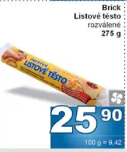 Jip Brick Listové těsto rozválené nabídka