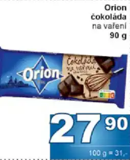Jip Orion čokoláda na vaření nabídka