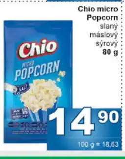 Jip Chio micro Popcorn slaný máslový sýrový nabídka
