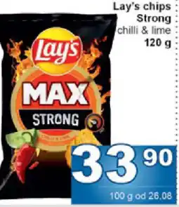 Jip Lay's chips Strong chilli & lime nabídka