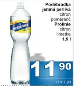Jip Poděbradka jemná perlivá citron pomeranč Prolinie citron limetka nabídka