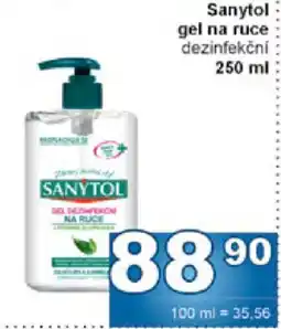 Jip Sanytol gel na ruce dezinfekční nabídka