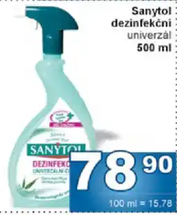 Jip Sanytol dezinfekčni univerzál nabídka