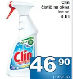 Jip Clin čistič na okna lemon nabídka