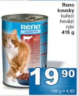 Jip Reno kousky kuřecí hovězí rybi nabídka