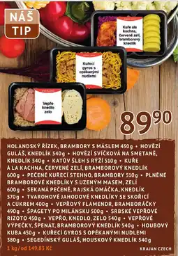 Coop hb Holandský řízek, brambory s máslem nabídka