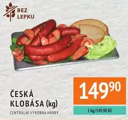 Coop hb Česká klobása nabídka