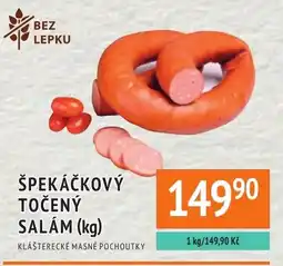 Coop hb Špekáčkový točený salam nabídka