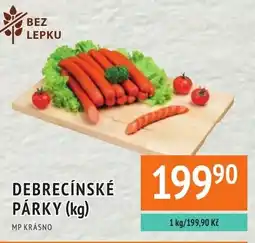 Coop hb Debrecínské párky nabídka