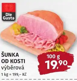 Coop hb Šunka od kosti výběrová nabídka
