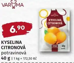 Coop hb Varoma Kyselina citronová potravinová nabídka