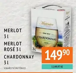 Coop hb Merlot , Merlot Rose, Chardonnay nabídka