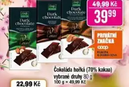 TEMPO Čokoláda hořká (70% kakaa) nabídka