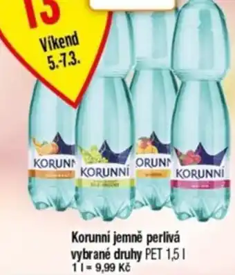 Korunní jemně perlivá