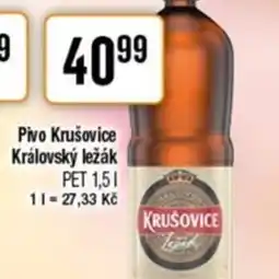 TEMPO Pivo Krušovice Královský ležák nabídka