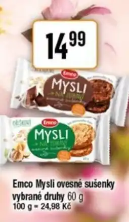 TEMPO Emco Mysli ovesné sušenky nabídka