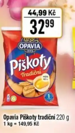TEMPO Opavia Piškoty tradiční nabídka