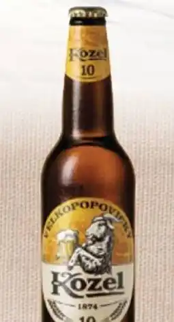 Potraviny CZ Velkopopovicky kozel světlé výčepní nabídka