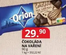 Potraviny CZ Čokoláda na vaření nabídka