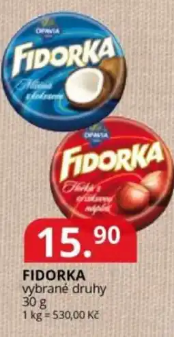 Potraviny CZ Opavia Fidorka nabídka